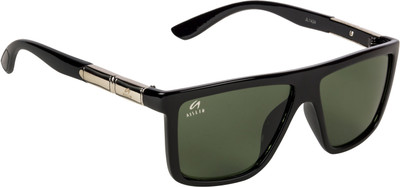 Aislin Wayfarer, Rectangular Sunglasses(Green)