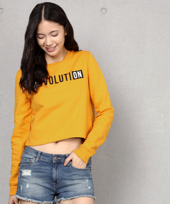 METRONAUT Full Sleeve Printed Women Sweatshirt