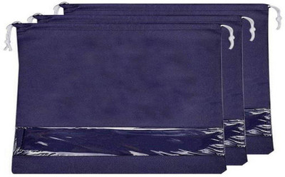 Sanchi Creation Shoe Pouch(Blue)