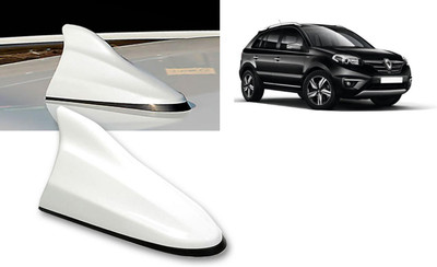 Auto Kite SW8A113 - Premium Quality White Shark Fin Replacement Signal Receiver (AM/FM) Antenna For - Renault Koleos ST2M113 Hidden Vehicle Antenna