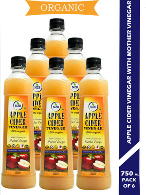 N2B ACV with Mother of Vinegar for Weight Loss 750 ml (Pack of 6) Vinegar(6 x 750 ml)