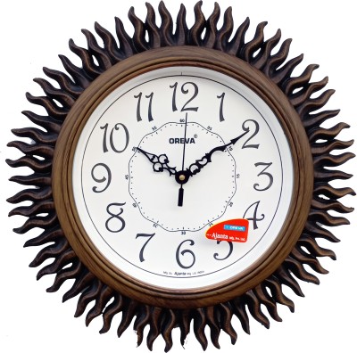 AJANTA Analog 32 cm X 32 cm Wall Clock(Multicolor, With Glass, Standard)