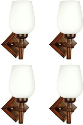 Gojeeva Wallchiere Wall Lamp Without Bulb(Pack of 4)