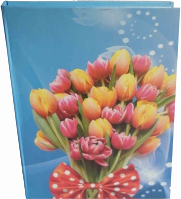 look FLORAL DESIGN MULTI COLOR PHOTO ALBUM ( SIZE 5 INCH* 7 INCH 72 PHOTO POCKETS ) Album(Photo Size Supported: 5 INCH, 7 INCH)