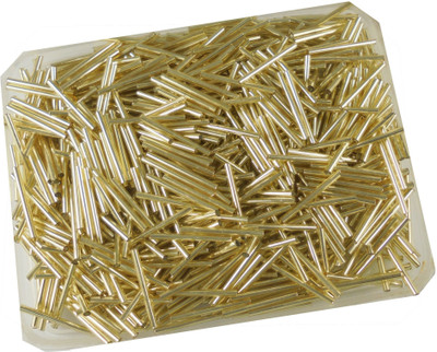 estore designer 1 inch, 200 gm Glass Pipe Cut Seed Beads for Jewellery