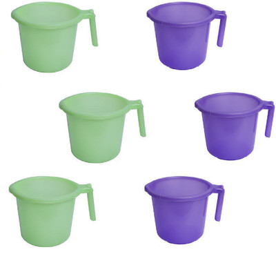 Arihant Collection Plastic Bath Mug(Multicolor 1)