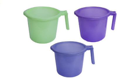 Arihant Collection Plastic Bath Mug(Multicolor 1)