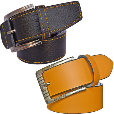 HENEDA Men Casual Multicolor Synthetic Belt