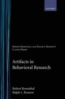 Artifacts in Behavioral Research(English, Hardcover, Rosenthal Robert)