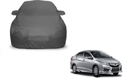 MOM'S GADGETS Car Cover For Honda City (With Mirror Pockets)(Grey)