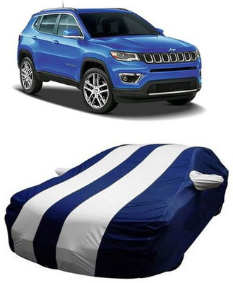 XG BRAND Car Cover For Jeep Compass (With Mirror Pockets)(White)