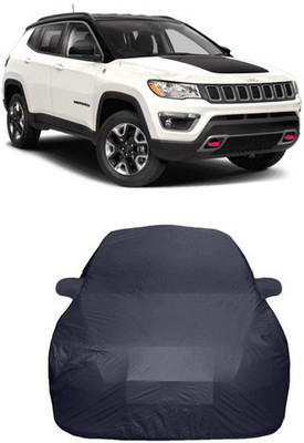 XG BRAND Car Cover For Jeep Compass (With Mirror Pockets)(Grey)