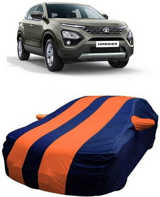 VIRMANG Car Cover For Tata Harrier (With Mirror Pockets)(Orange)