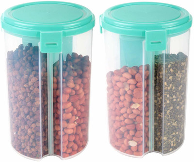 DEAGAN Plastic Utility Container  - 1500 ml(Pack of 2, Multicolor)