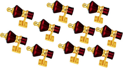GROWNIX Maroon Rod Rail Bracket Metal(Pack of 10)