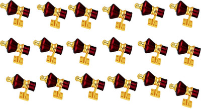 GROWNIX Maroon Rod Rail Bracket Metal(Pack of 18)