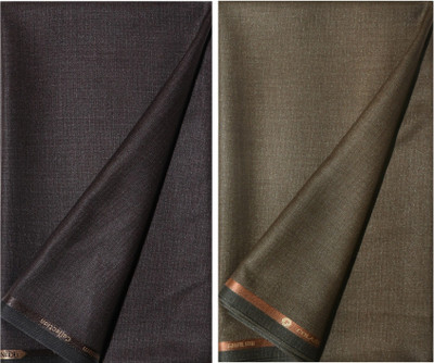 KUNDAN SULZ GWALIOR Viscose Rayon Solid Trouser Fabric