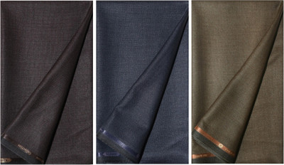 KUNDAN SULZ GWALIOR Viscose Rayon Self Design Trouser Fabric