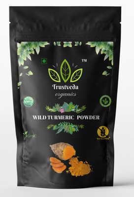 Trustveda organics Wild Turmeric powder/ Jangli Haldi - Kasthuri Turmeric (Manjal) (200 g)(200 g)