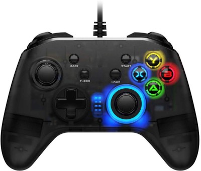 Tobo T4w Wired Controller USB Cable Dual Vibration Joystick Gamepads TD-347GA USB  Gamepad(Black, For PC, Xbox 360)