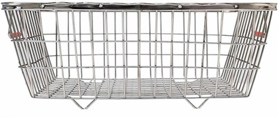 DIVINE Dish Drainer Kitchen Rack Steel decent crate for kitchen (62X45X20 CM) large