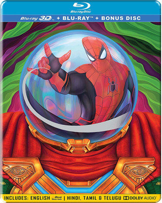 Spider-Man: Far from Home (Steelbook) (Blu-ray 3D + Blu-ray 3D + Bonus) (3-Disc)(3D Blu-ray English)