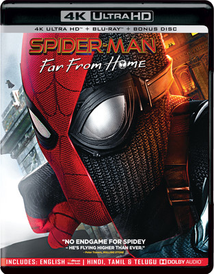 Spider-Man: Far from Home (4K UHD + HD + Bonus Disc) (3-Disc)(4K(UHD) Blu-ray English)