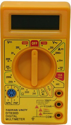 FADMAN LCD digital Multimeter DT-83D Digital Multimeter(Multicolor 2000 Counts)