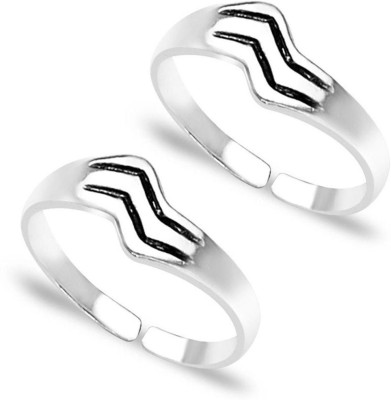 Manglam Lovely Sterling Silver Toe Rings-TR216 Sterling Silver Sterling Silver Plated Toe Ring