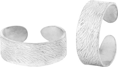 Rinayra Jewels Engraved Sterling Silver Toe Ring-TRRD024 Sterling Silver Toe Ring Set