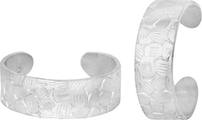 Rinayra Jewels Engraved Silver Toe Ring-TRRD022 Sterling Silver Toe Ring Set