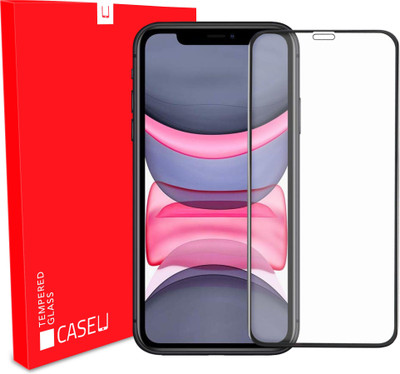 Case U Edge To Edge Tempered Glass for Apple iPhone 11, Apple iPhone XR(Pack of 1)