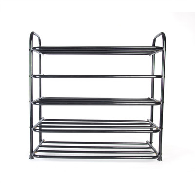 Flipkart Perfect Homes Studio Metal Shoe Stand(Black, 5 Shelves)