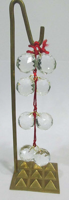 Plus Value Eight vastu & Feng Shui Crystal For Education Luck Decorative Showpiece  -  20 cm(Crystal, Clear)