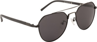 Ted Smith Aviator Sunglasses(For Men & Women, Grey)