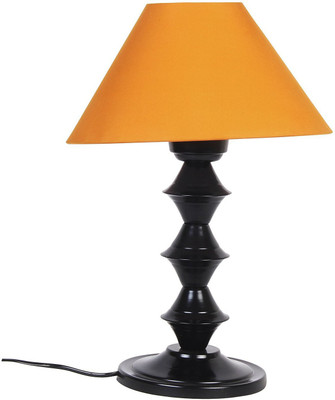 CANDELA Conical Shade Contemporary Table Lamp Table Lamp(38 cm, Yellow)