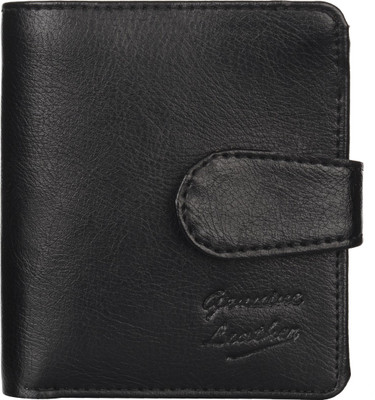 Mundkar Men Black Artificial Leather Wallet(2 Card Slots)