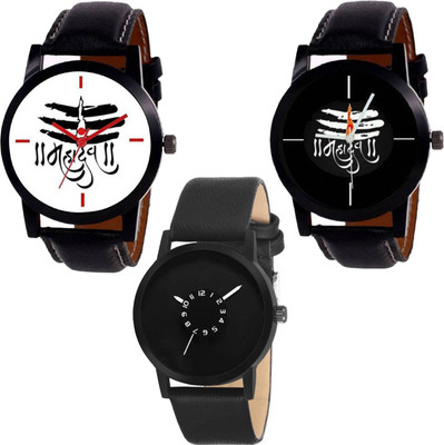 OUXI New Styles God Combo watch OX-M.B.,M.W.,19 Analog Watch - For Boys