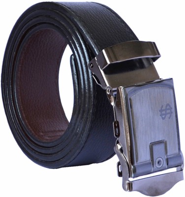 HENEDA Men Formal Black Synthetic Belt