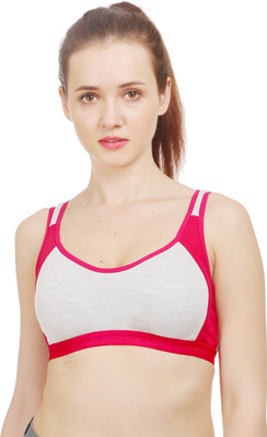 Fashion Comfortz RIYA Women Sports Non Padded Bra(Pink)