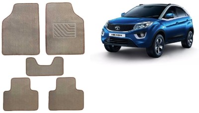 Autofetch Rubber Standard Mat For  Tata Nexon(Beige)