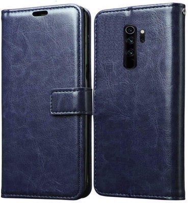 Balacase Flip Cover for Xiaomi Redmi Note 8 Pro(Blue, Shock Proof, Pack of: 1)
