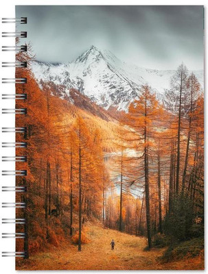 Family store spiral Pad Regular Notebook Single Rule 400 Pages(Multicolor)