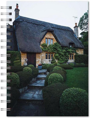 Family store spiral Pad Regular Notebook Single Rule 400 Pages(Multicolor)