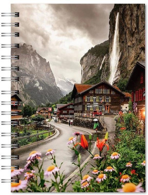 Family store spiral Pad Regular Notebook Single Rule 400 Pages(Multicolor)