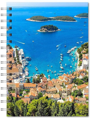 Family store spiral Pad Regular Notebook Single Rule 400 Pages(Multicolor)