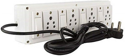 Tinax Heavy Duty PVC Extension Board 6 A Three Pin Socket