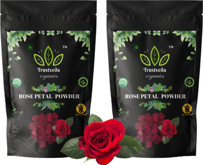 Trustveda organics Rose Petal Powder for Face and Skin, 200g (200 g)(200 g)