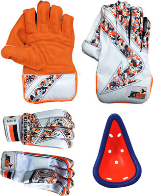JetFire Wicket Keeping Gloves & ArrowGuard Combo Cricket Kit