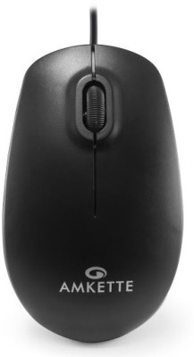 Amkette Kwik Pro 7 Wired Optical Mouse  (USB 2.0, Black)